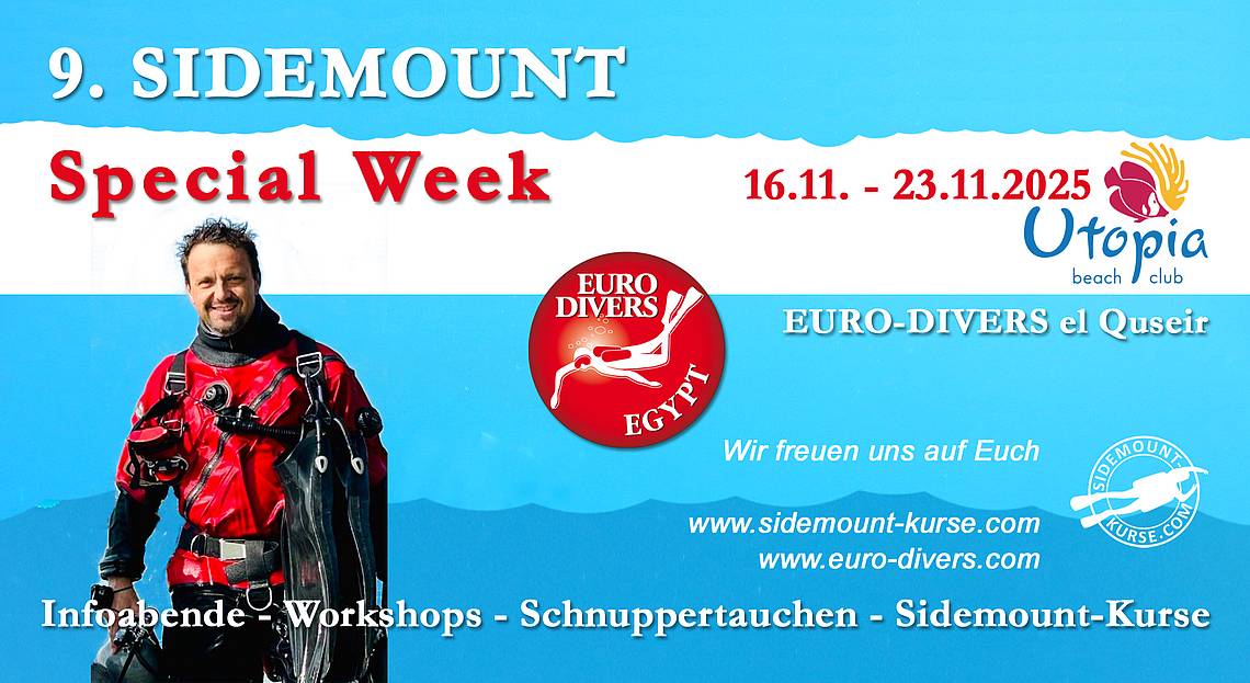 Sidemount Ägypten el Quseir Red Sea Utopia Beach Club Euro Divers Sidemount Ägypten el Quseir Red Sea Utopia Beach Club Euro Divers
